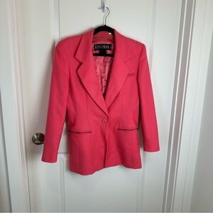 Escada Pink Blazer Jacket